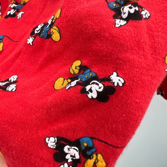 Disney Mickey Mouse Vintage Mickey Co Moc Turtle Neck Sweater Large 100% Cotton - Picture 8 of 9